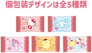 Fujiya Sanrio Characters Strawberry Flavor Chocolate with Stickers 0.7oz 不二家 三丽鸥 联名 人物 草莓夹心 巧克力 带贴纸