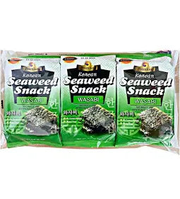 JB Premium Korean Seaweed Snack Wasabi 3p