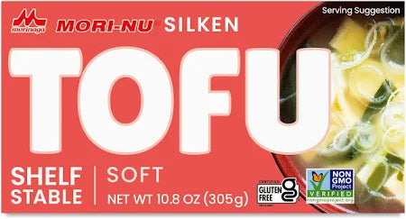 森永 Mori-Nu Silken Tofu Soft Red 10.8oz 无添加剂营养即食豆腐 silken 适合凉拌 gluten-free