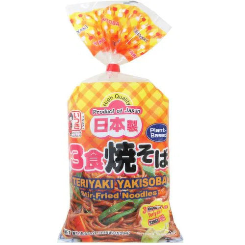 Itsuki Instant Yakisoba Teriyaki 五木 即食 铁板炒面 照烧酱味 3份/包