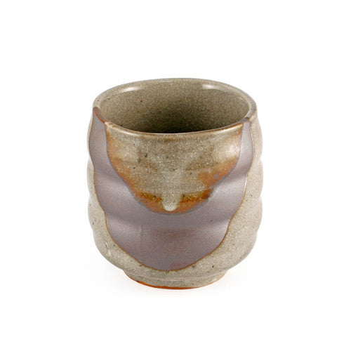 Gray Brushstroke Teacup 灰底紫抹 茶杯 12 fl oz / 3.46" dia