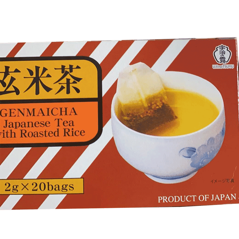 日本进口 玄米茶 袋茶 暖胃祛油健脾消脂 Genmaicha Japanese Tea with Roasted Rice【尝味期Exp.9/19/2024】