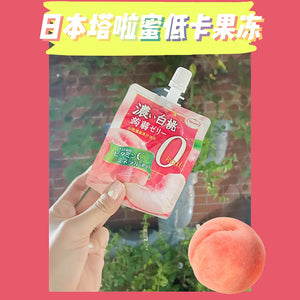 Tarami Peach Jelly Drink 白桃果冻 低卡低糖低脂高膳食纤维