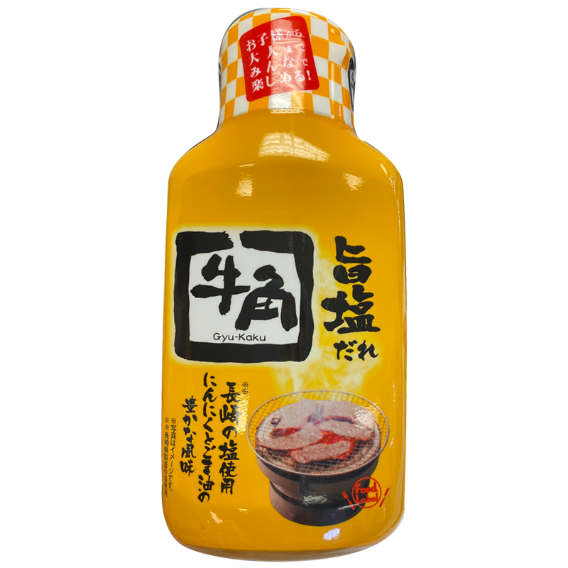 牛角 GYU-KAKU 盐蒜 烤肉腌蘸两用酱 Marinate Sauce Garlic Salt Flavor 210g【尝味期Exp. 9/5/2024】