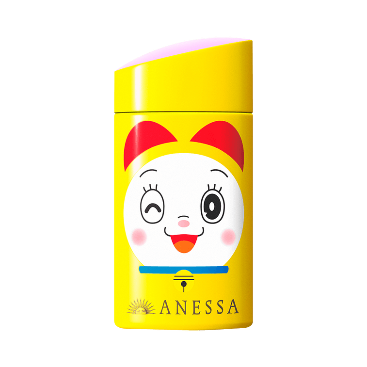 SHISEIDO 资生堂 ANESSA 安耐晒 Limited Doraemon Sunscreen 哆啦A梦限定 敏感肌用 粉金瓶 哆啦美 清透 防晒乳 SPF50 60ml