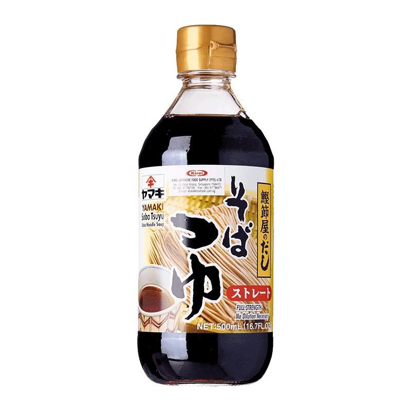 荞麦面蘸料 直接使用 推荐 夏天厨房必备单品 Dipping Sauce for Cold Soba Noodle Straight Full Strength【最佳尝味期BBD 8/26/2023】