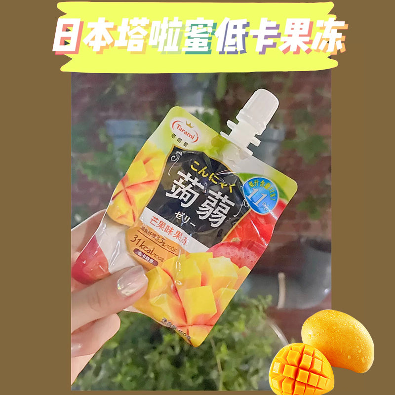 Tarami Mango Jelly Drink 蒟蒻魔芋健康果冻  芒果味