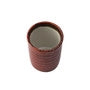 Red Brushstroke Yunomi Teacup 红色 茶杯 7.8 fl oz / 2.7" dia