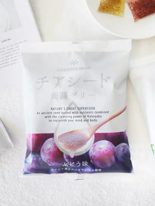 Wakasho 奇亚籽果冻 Chia Seeds Jelly 葡萄味 Grape 爆款 健康 最好的膳食纤维和抗氧化剂