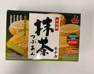 日本进口 新品 井村屋 宇治抹茶红豆华夫冰激凌