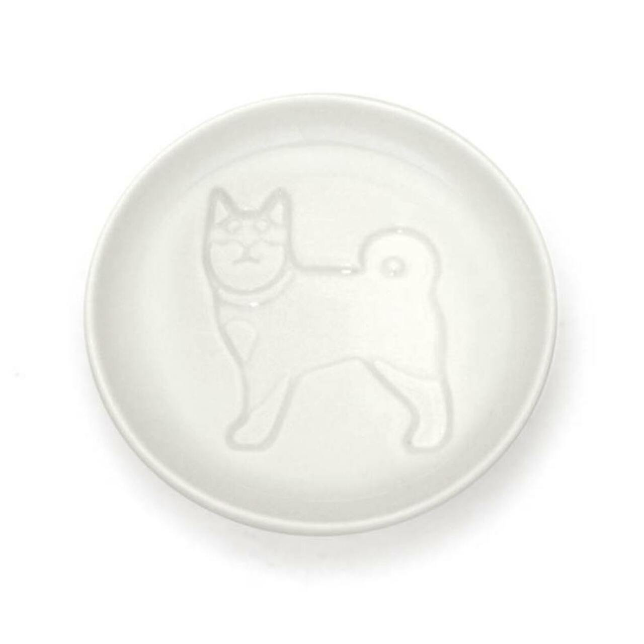 预定[NEW] Alta Shiba Standing Dog Soy Sauce Dish 3.54" dia【日本进口】