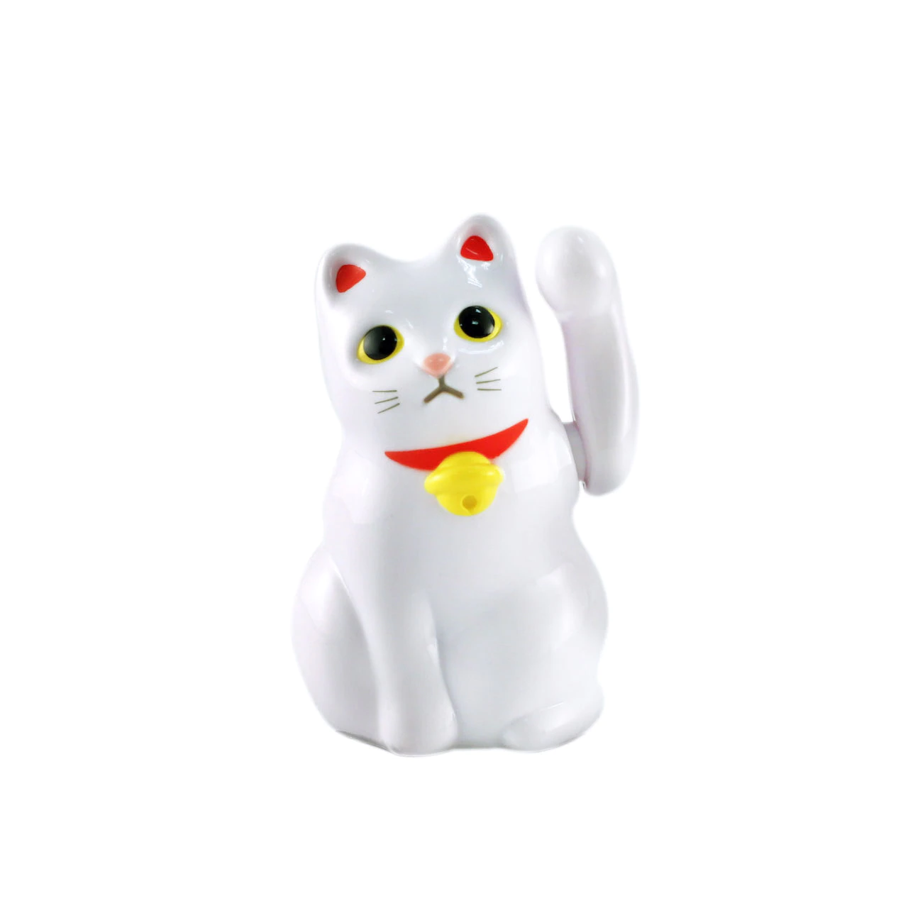 太阳能招财猫 Solar-powered Lucky Cat Maneki Neko 2.48" ht【日本进口】