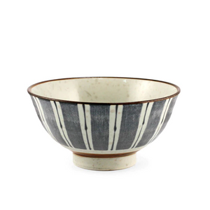 冬虫夏草纹碗Donburi Bowl with Lines 22.5 fl oz / 6.25" dia【日本进口】🐂