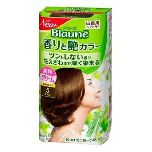 花王 纯植物染发剂 白发 染发膏 Blaune Hair Color (No.5 Brown 棕色)