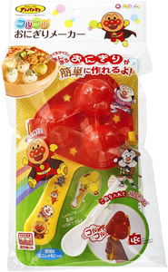 日本 LEC Anpanman 面包超人 摇摇米饭球磨具 配小勺 Fun Rice Ball Maker