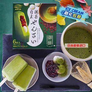 丸永製菓御餅 Marunaga Matcha Shiratama Zenzai Ice Cream 抹茶红豆白玉 冰激凌