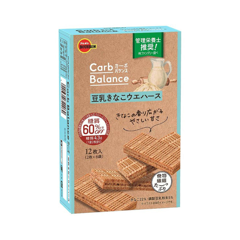 Bourbon wafers soy milk flavor, 波本 低糖豆乳威化饼干