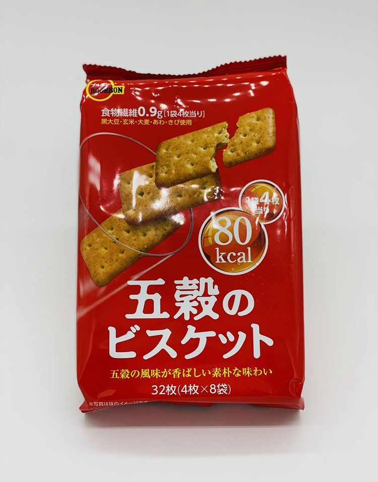 Bourbon 波本 五谷杂粮饼干 Mixed Grain Biscuit (Gokoku) 高膳食纤维高钙 【尝味期1/8/2024】