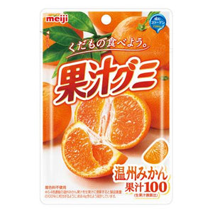 明治 Meiji Orange Gummy 橘子 软糖 含胶原蛋白 无色素【尝味期Exp. 11/2024】