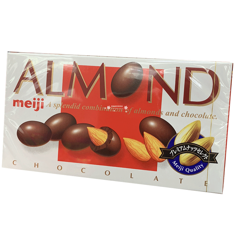 日本明治 MEIJI ALMOND 杏仁巧克力 推荐