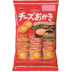 日本进口 Bourbon Cheese Cracker 奶酪年糕片 健康美味