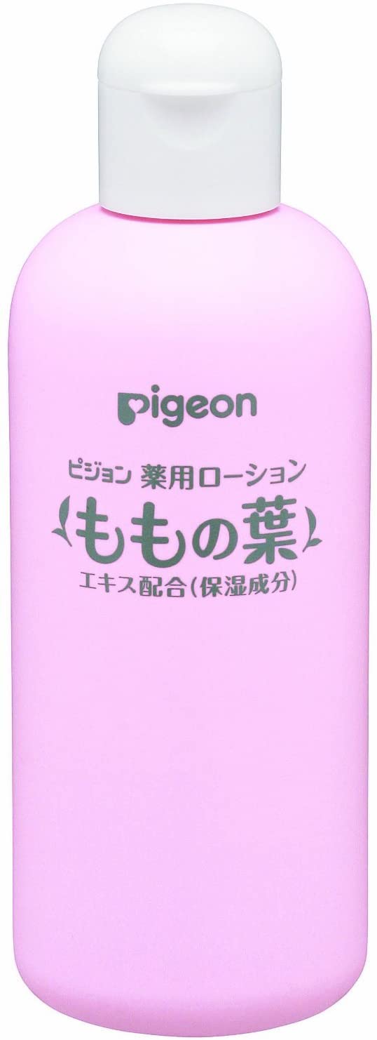 日本 ！正版！宝妈必备 夏季常年断货的贝亲 桃子水 液体 爽身粉 去痱止痒润肤 爽肤露 天然桃叶精华 ピジョン 薬用ローション (ももの葉) 200ml