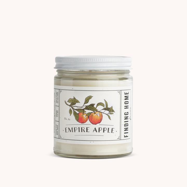 Finding Home Farms 大豆蜡烛-帝国苹果味 健康无黑烟 Soy wax Candle-Empire Apple 7.5oz