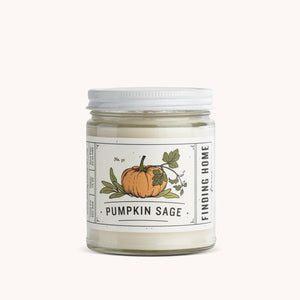 畅销口碑款 Finding Home Farms 大豆蜡烛- 南瓜鼠尾草味 健康无黑烟 Soy Candle-Pumpkin Sage 7.5oz