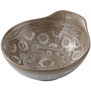 Flower Motif Tonsui Bowl 6 fl oz / 4.45" dia