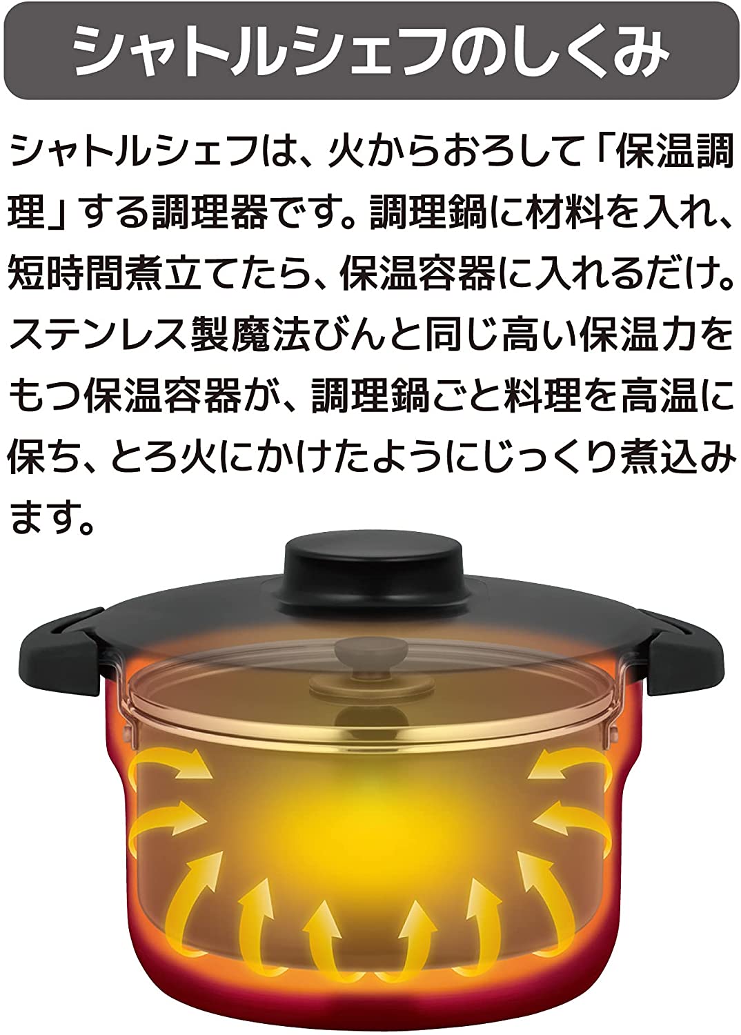 日本 膳魔师 最精致 真空 保温 焖烧锅 一体成形 隔热手柄 2.8升 (3~5人用) 红色