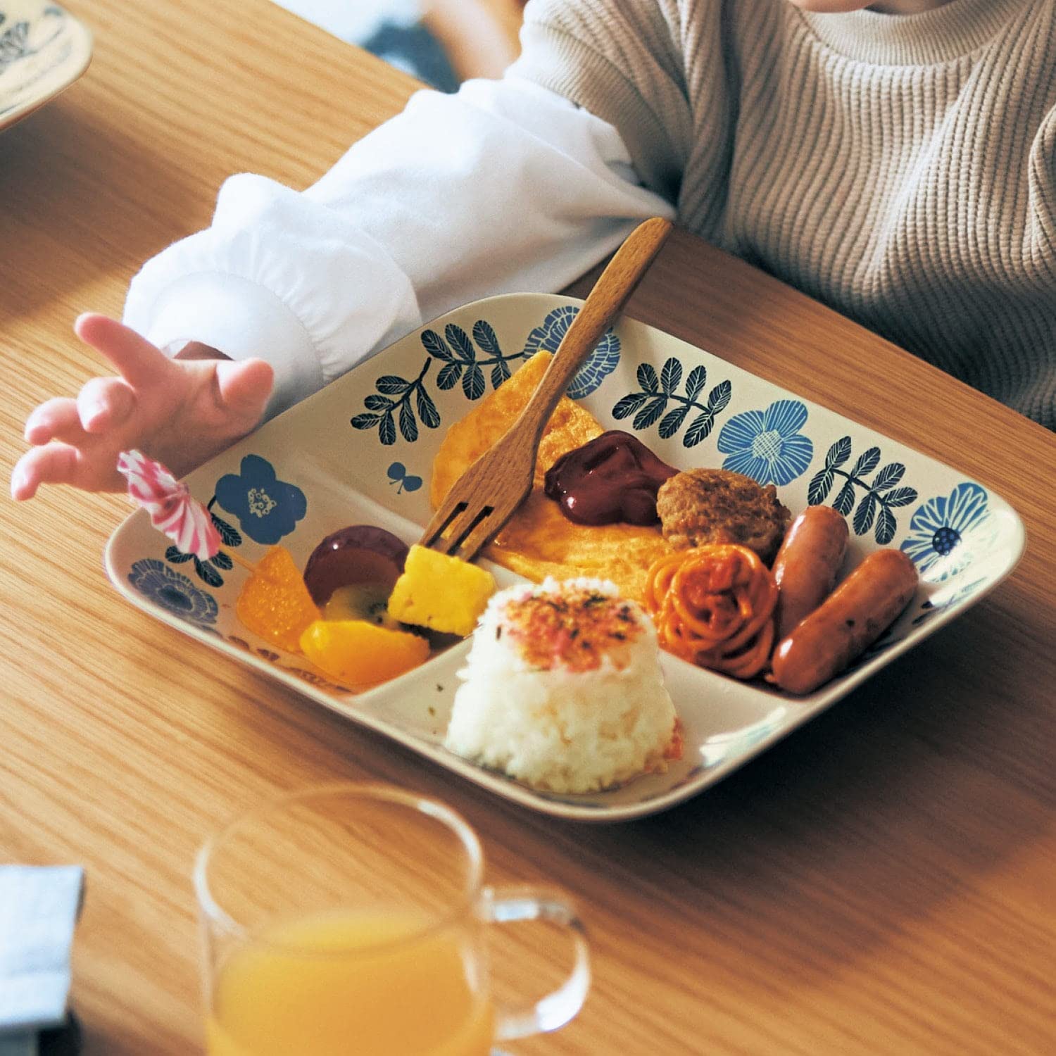 日本制 BELLE MAISON 分餐 餐盘 Bento Plate 北欧风格设计 可用洗碗机清洗