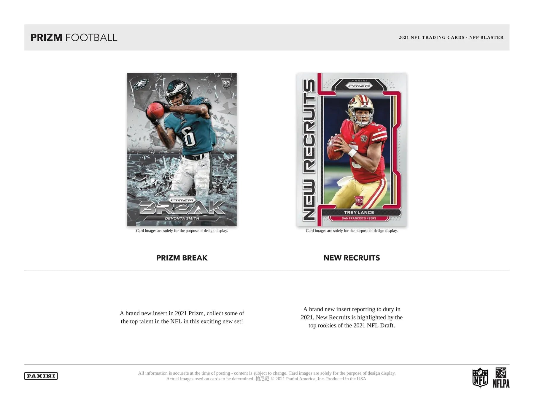 2021 Panini Prizm Football Fanatics Exclusive Blaster Box (Fanatics exclusive)