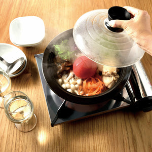 日本 HARI 红点设计大奖 万古烧 土锅 Hario Donabe Clay Hot Pot with Glass Lid 67 fl oz / 8.9" dia