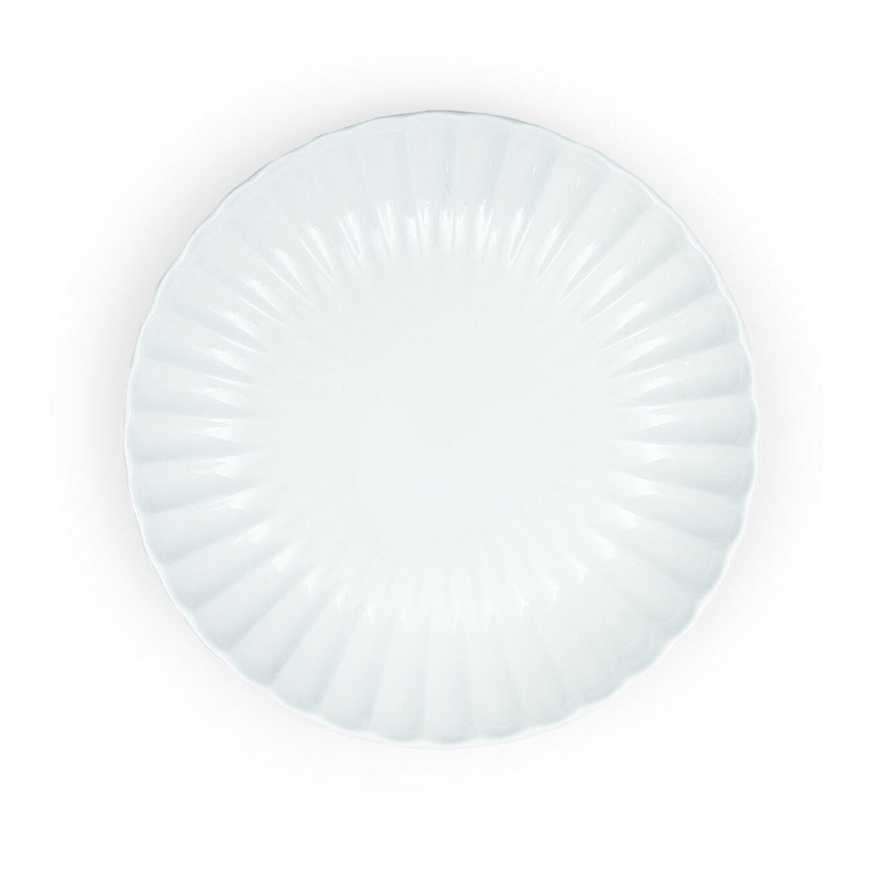 日本 白色 沙拉盘 Kasumi Daisy White Salad Plate 7.1" dia