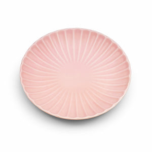 日本 粉色 沙拉盘 Kasumi Daisy Sakura Matte Pink Salad Plate 7.1" dia