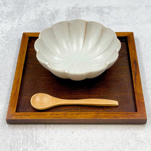 新品 象牙色 做旧 花朵造型 碗 [NEW] Kikka Daisy Kobiki Ivory Kobachi Bowl 10 fl oz / 5.35" dia