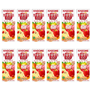 日本进口  kagome apple flavor 苹果 可果美 野菜生活 蔬果汁 健康低卡 20种蔬菜3种水果 整箱12瓶