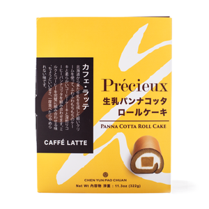 Precieux Premium Panna Cotta Roll Cake Caffe Latte 咖啡拿铁生乳奶酪冻卷 冷冻 299 克