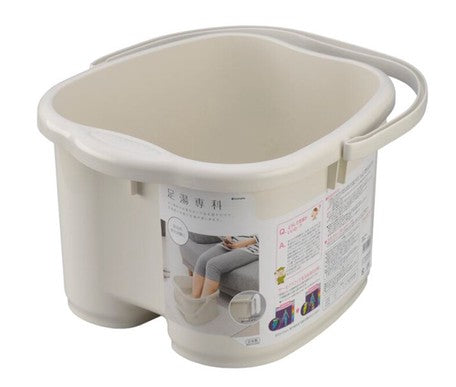 日本 足浴盆 Senka Foot Soaking Bucket Ivory 足部尺寸达 30cm 象牙色