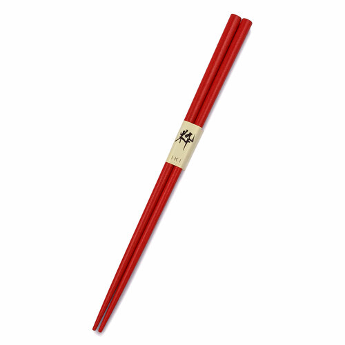 日本 红色漆面木筷 筷子 Red Lacquered Non-slip Chopsticks