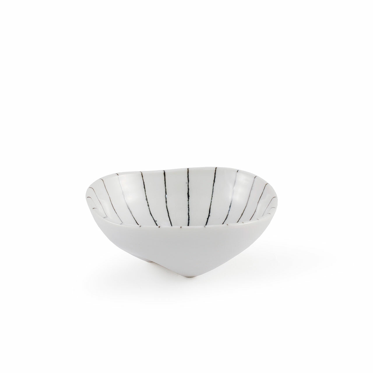 德草盘子 Tokusa Blue Lined Condiment Dish 3.7" dia【日本进口】