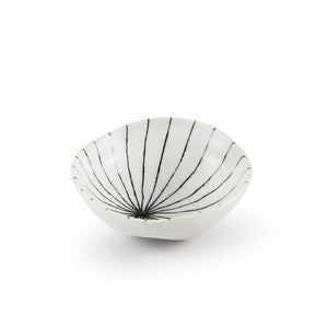 德草盘子 Tokusa Blue Lined Condiment Dish 3.7" dia【日本进口】