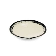 Brushstroke Rimmed Side Plate 6.5" dia