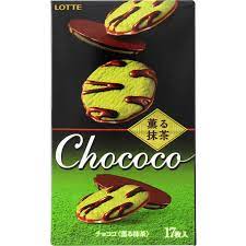 LOTTE 人气产品 巧克力抹茶饼干 Chococo Kaoru Matcha