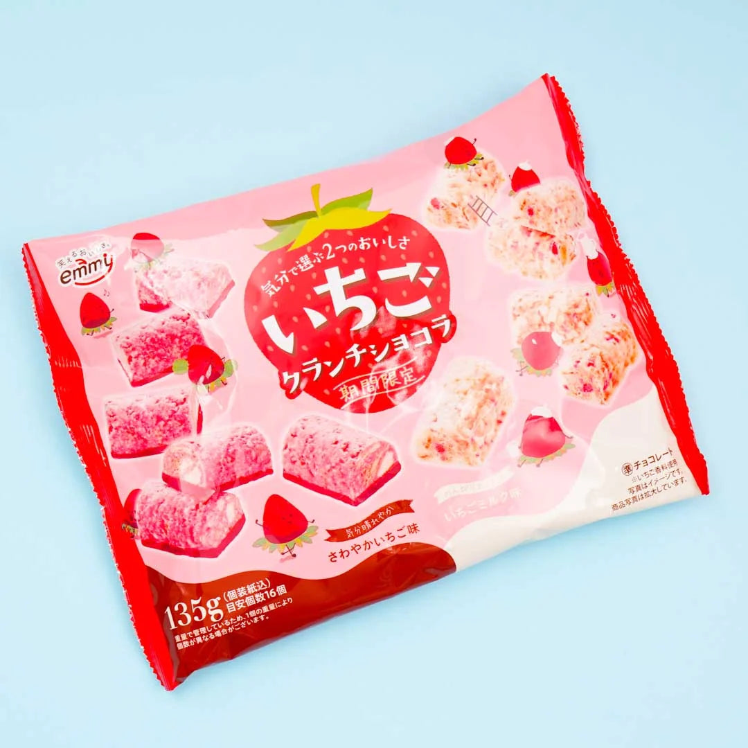 Shoei Delicy Ichigo (Strawberry) Crunch Chocolate 135g【尝味期Exp 9/27/2023】