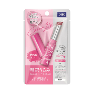 DHC 浓润保湿 淡彩有色 橄榄 润唇膏 color lip cream pink 粉色 1.5g