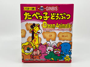 Ginbis Dream Animals Butter Flavored Biscuits 动物小饼干 50g【最佳尝味期BBD 12/13/2023】