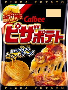 卡乐比 Calbee 浓厚芝士披萨味 薯片 Cheese Pizza Potato Chips 72g