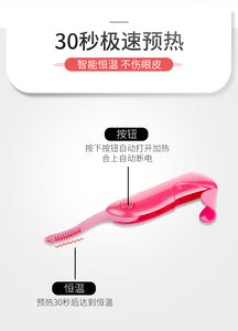 日本 Kai Hot Eyelash Curler Juicy Pink 贝印电烫睫毛器 粉色 便携耐用易操作