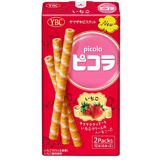 山崎 YBC PICOLA 草莓蛋卷 Biscuit Strawberry 2oz